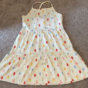 💜 3 for $10 Cat & Jack Cream Dress with Popsicle Pattern